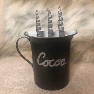 Michael Alan Designs 2004 3D “Cocoa” Metal Mug Wall Plaque Decor